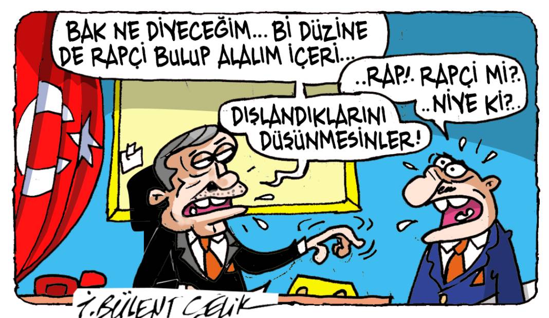 İ. Bülent Çelik'in 12 Ekim 2025 tarihli karikatürü 1
