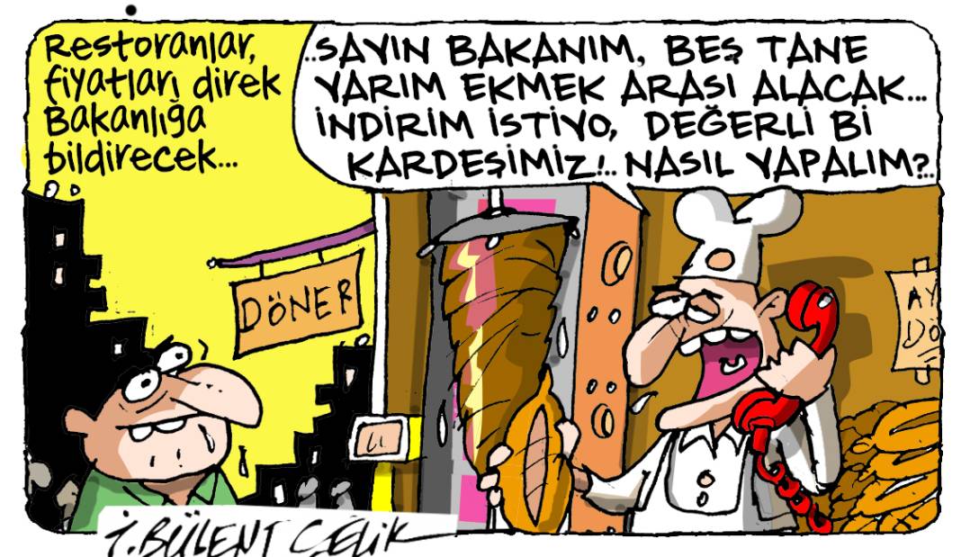 İ. Bülent Çelik'in 14 Ekim 2025 tarihli karikatürü 1