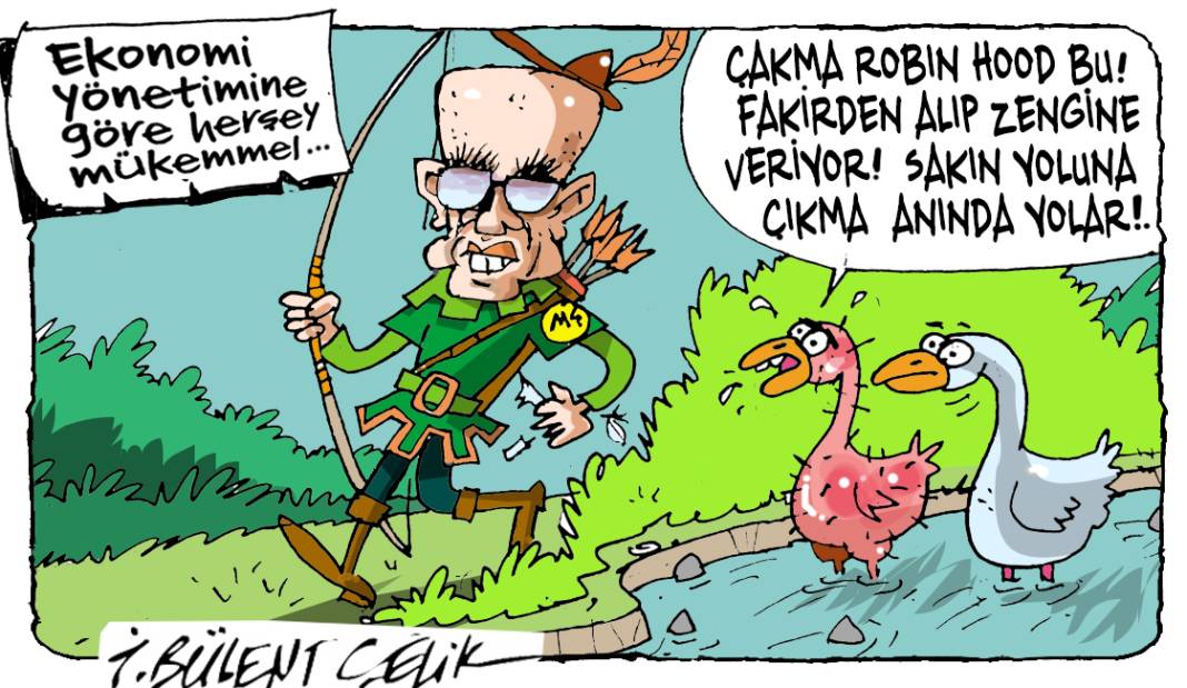 İ. Bülent Çelik'in 15 Ekim 2025 tarihli karikatürü 1