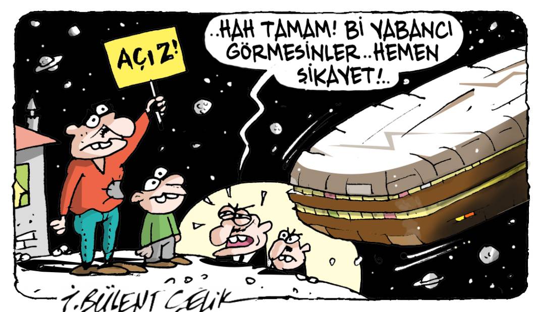 İ. Bülent Çelik'in 17 Ekim 2025 tarihli karikatürü 1