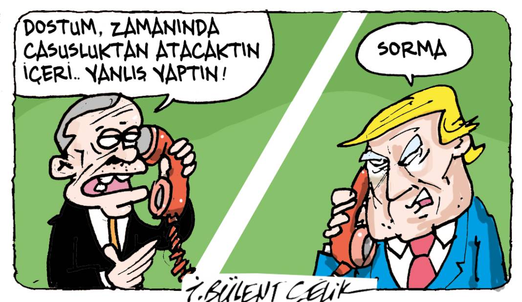 İ. Bülent Çelik'in 7 Kasım 2025 tarihli karikatürü 1