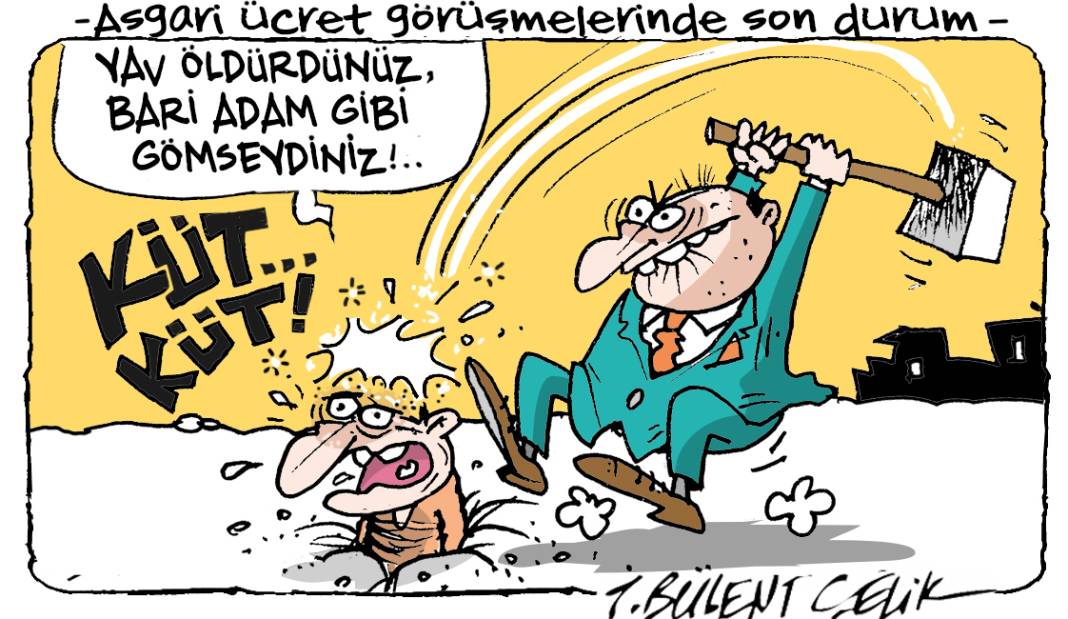 İ. Bülent Çelik'in 13 Aralık 2025 tarihli karikatürü 1