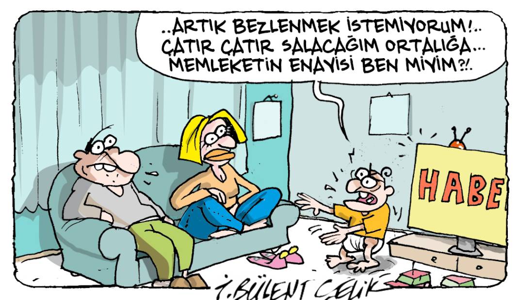İ. Bülent Çelik'in 24 Aralık 2025 tarihli karikatürü 1