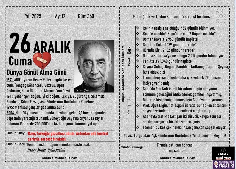 Dünya Gönül Alma Günü 1