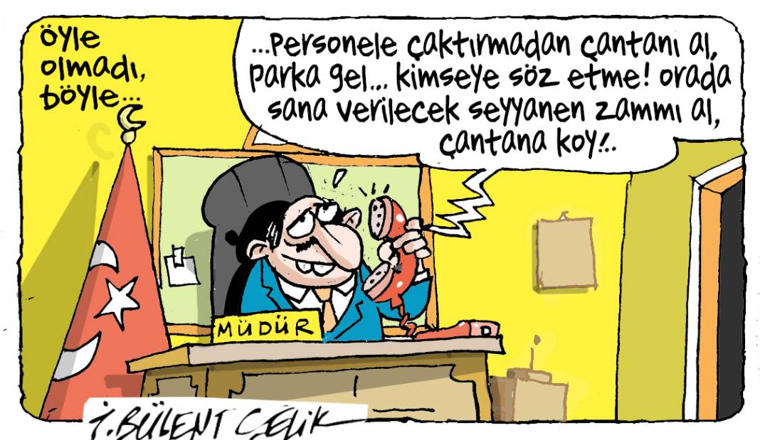 İ. Bülent Çelik'in 9 Aralık 2025 tarihli karikatürü 1