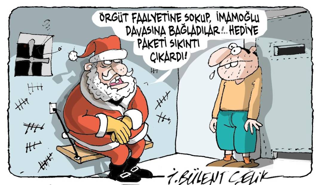 İ. Bülent Çelik'in 1 Ocak 2026 tarihli karikatürü 1