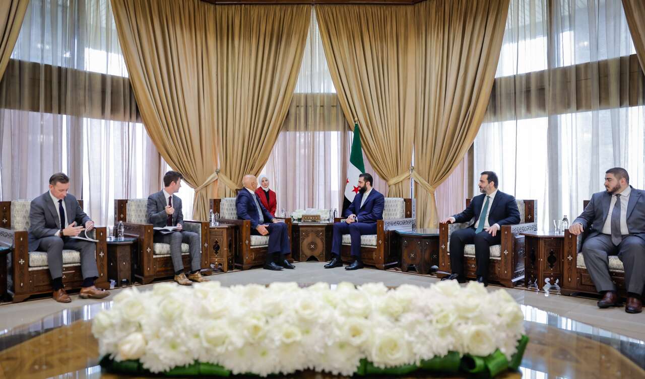 Şam hükümeti ve Tom Barrack görüşmesinden kareler 4