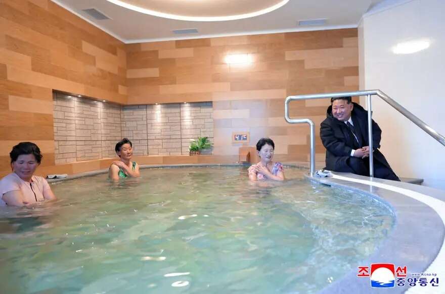 Sosyal medyada viral oldu: Kim Jong Un kaplıca gezdi 2