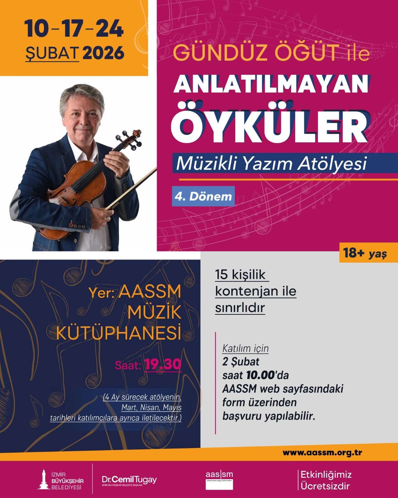 Şubat kısa ama AASSM’de takvim uzun: İzmir’de sanat ayı başlıyor 4