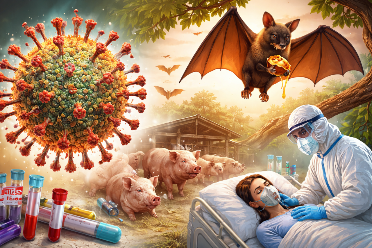 Henüz Türkiye'ye gelmedi ama yarasa kaynaklı yeni virüs Hindistan kaynaklı 6