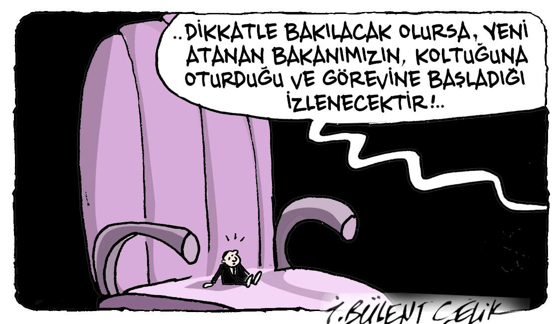 İ. Bülent Çelik'in 12 Şubat 2026 tarihli karikatürü 1
