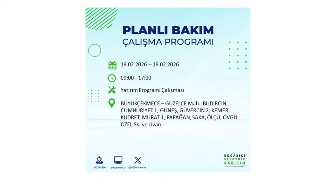 İstanbul’da yarın pek çok noktada planlı elektrik kesintileri: İlçe ilçe saatler açıklandı 8