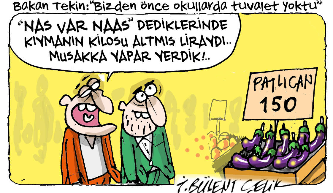 İ. Bülent Çelik'in 9 Mart 2026 tarihli karikatürü 1