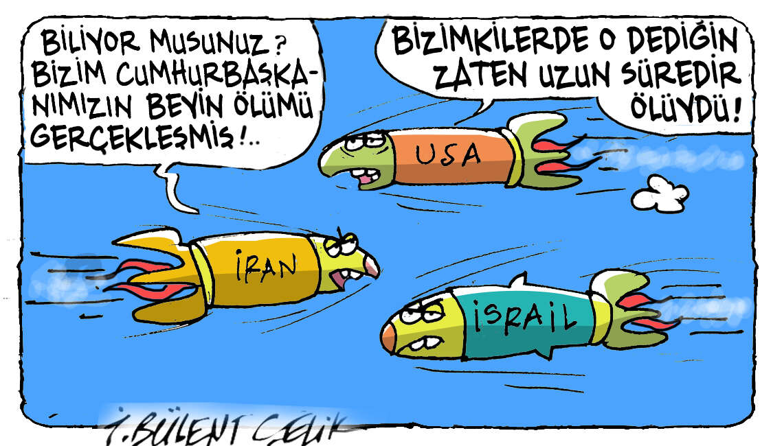 İ. Bülent Çelik'in 2 Mart 2026 tarihli karikatürü 1