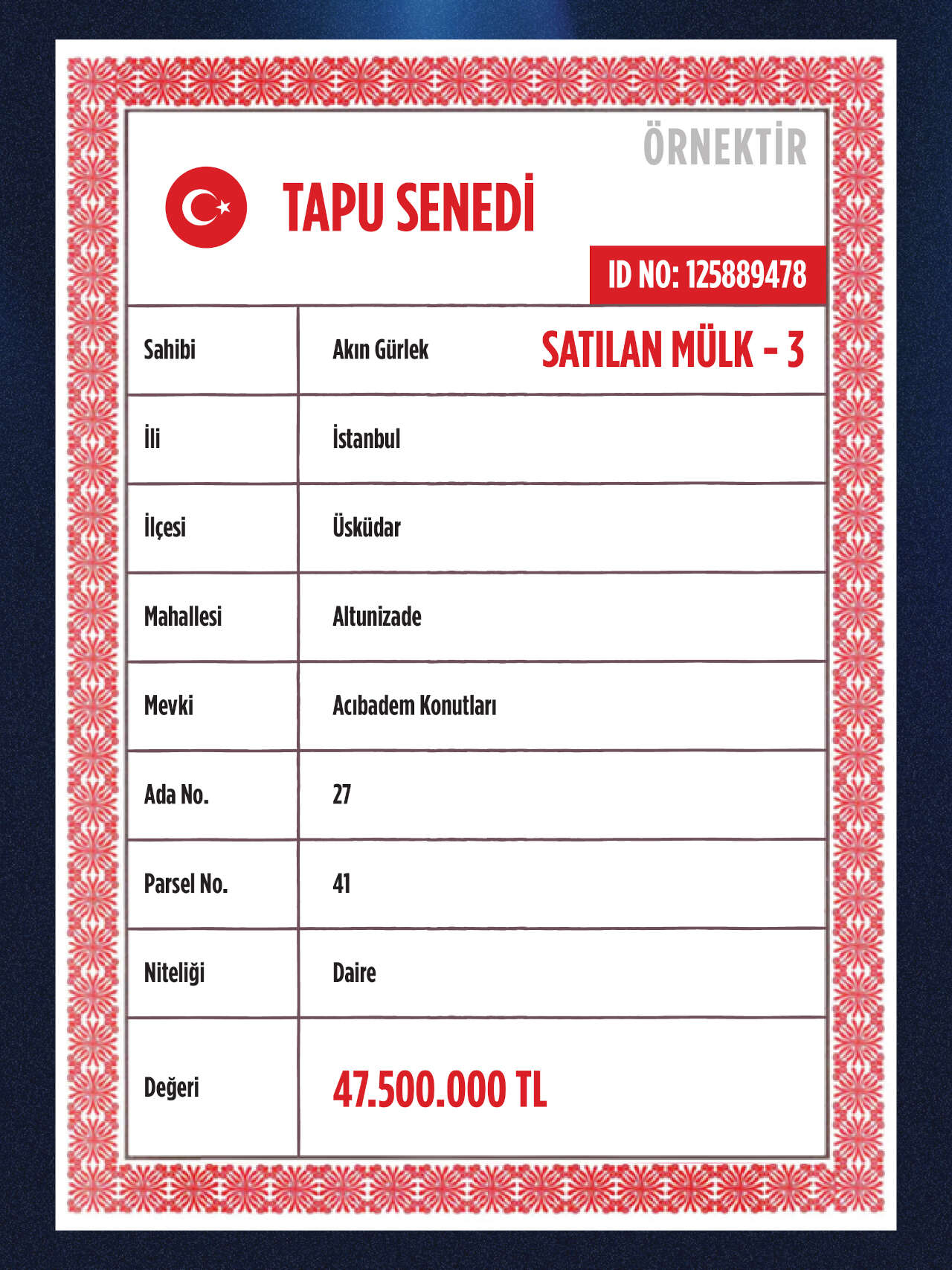 Özgür Özel açıkladı: İşte Akın Gürlek'in mal varlığı 16