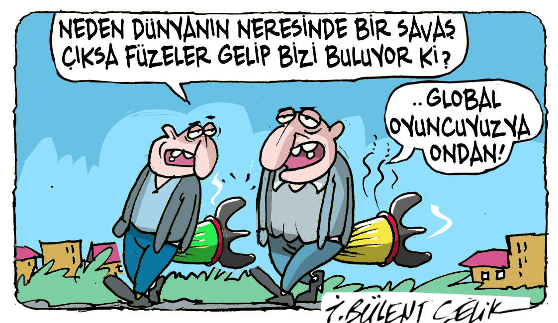 Türkiye'nin 25 Mart 2026 tarihli gündemi İ. Bülent Çelik'in çizimiyle her gün Gazete Pencere'de. 1