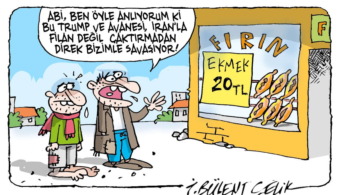 İ. Bülent Çelik'in 7 Nisan 2026 tarihli karikatürü 1