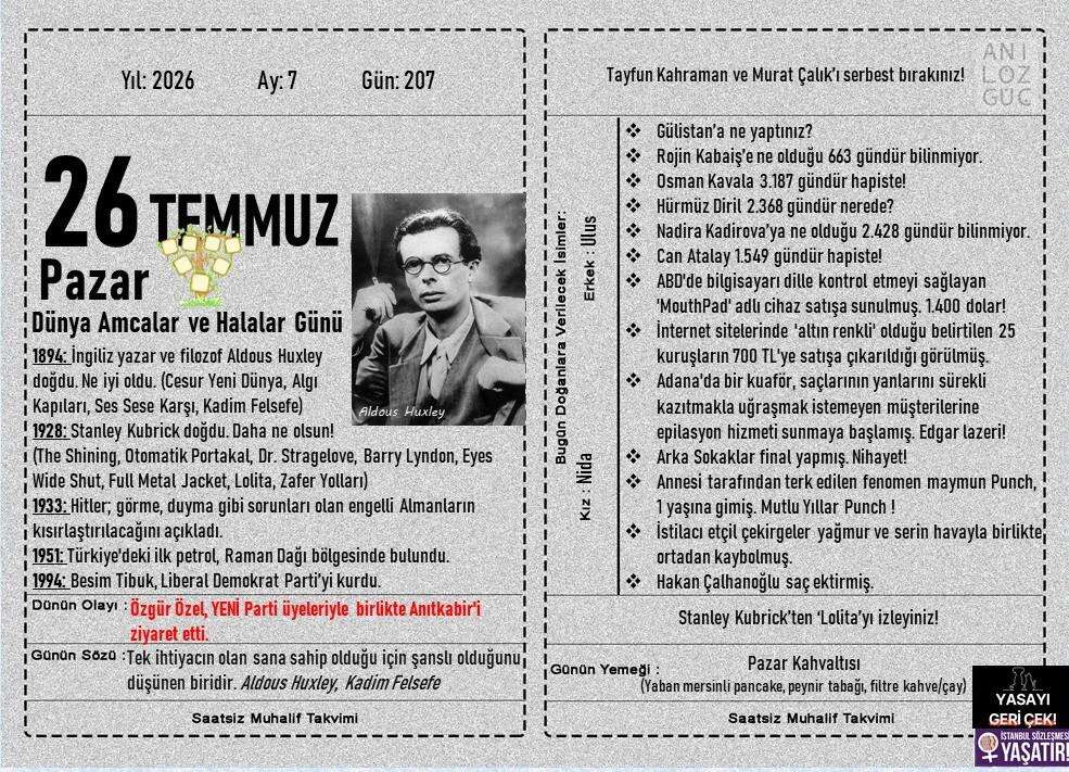 Dünya Amcalar ve Halalar Günü 1
