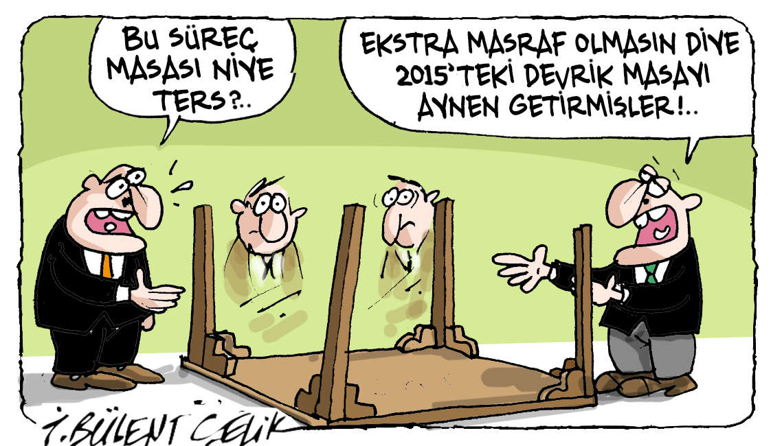 İ. Bülent Çelik'in 14 Ağustos 2026 tarihli karikatürü 1