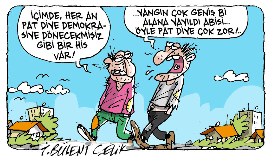 İ. Bülent Çelik'in 24 Ağustos 2026 tarihli karikatürü 1