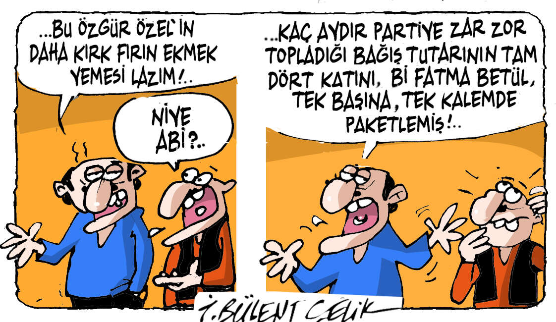 İ. Bülent Çelik'in 9 Ekim 2026 tarihli karikatürü 1
