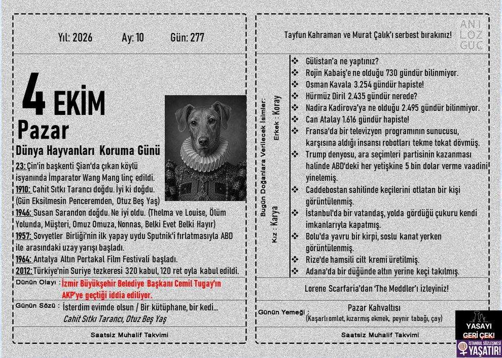 Dünya Hayvanları Koruma Günü 1