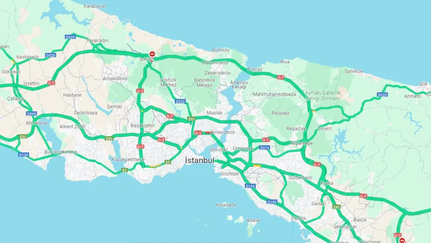 İstanbul'da arife günü trafik sessizliği: Yoğunluk yüzde 9'a kadar düştü