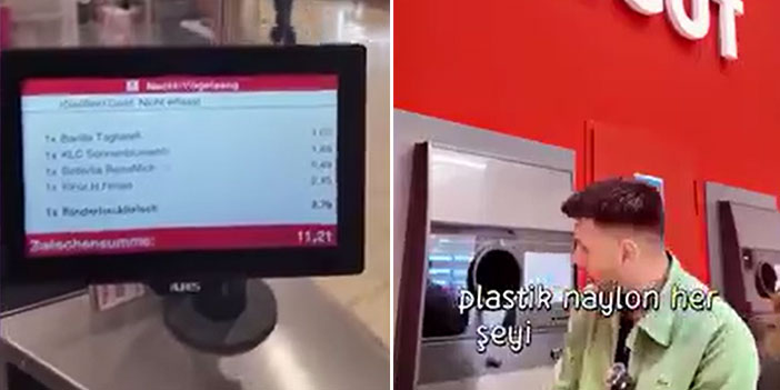 Almanya'da geri dönüşümden aldığı parayla market alışverişi yapan kişi sosyal medyada gündem oldu
