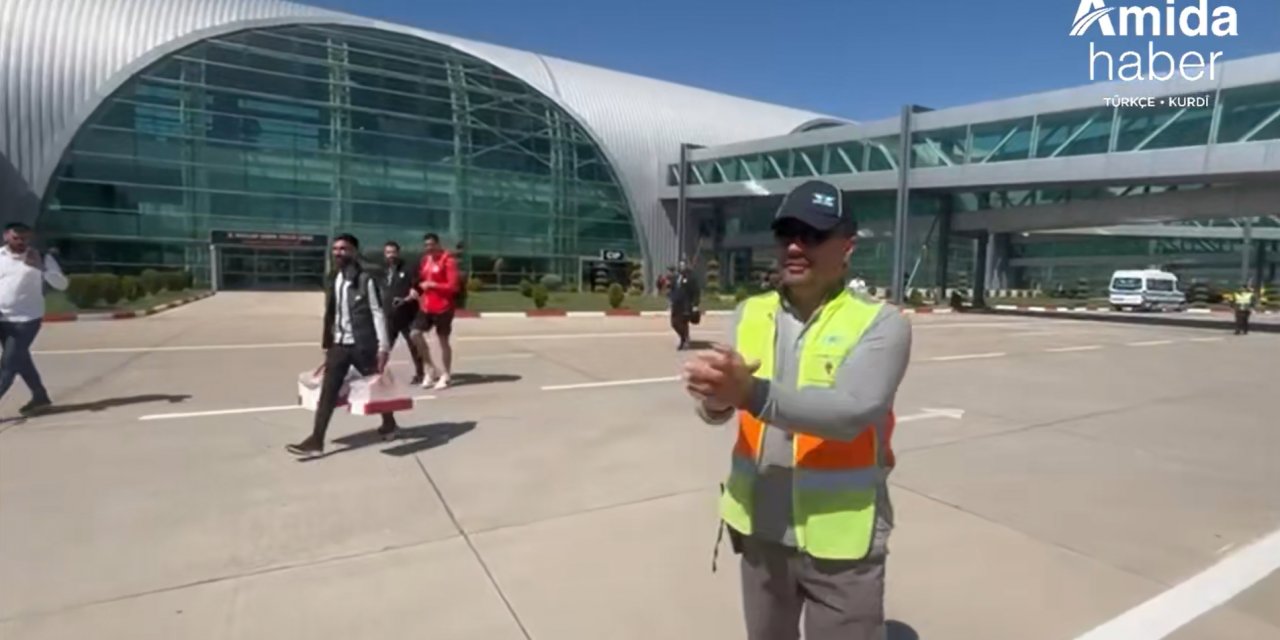 Havalimanı görevlisinden Amedspor kafilesine: Maçı almadan gelmeyin, kapıları açmam