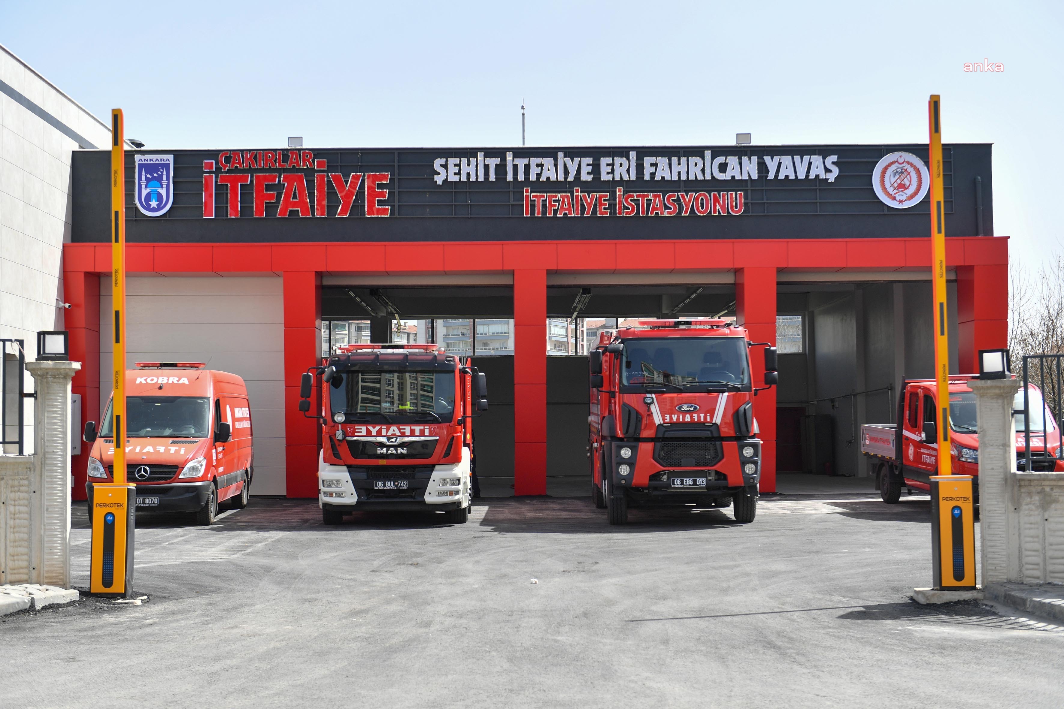 Ankara İtfaiyesi’nin yeni istasyonlarına şehit itfaiye erlerinin isimleri verildi