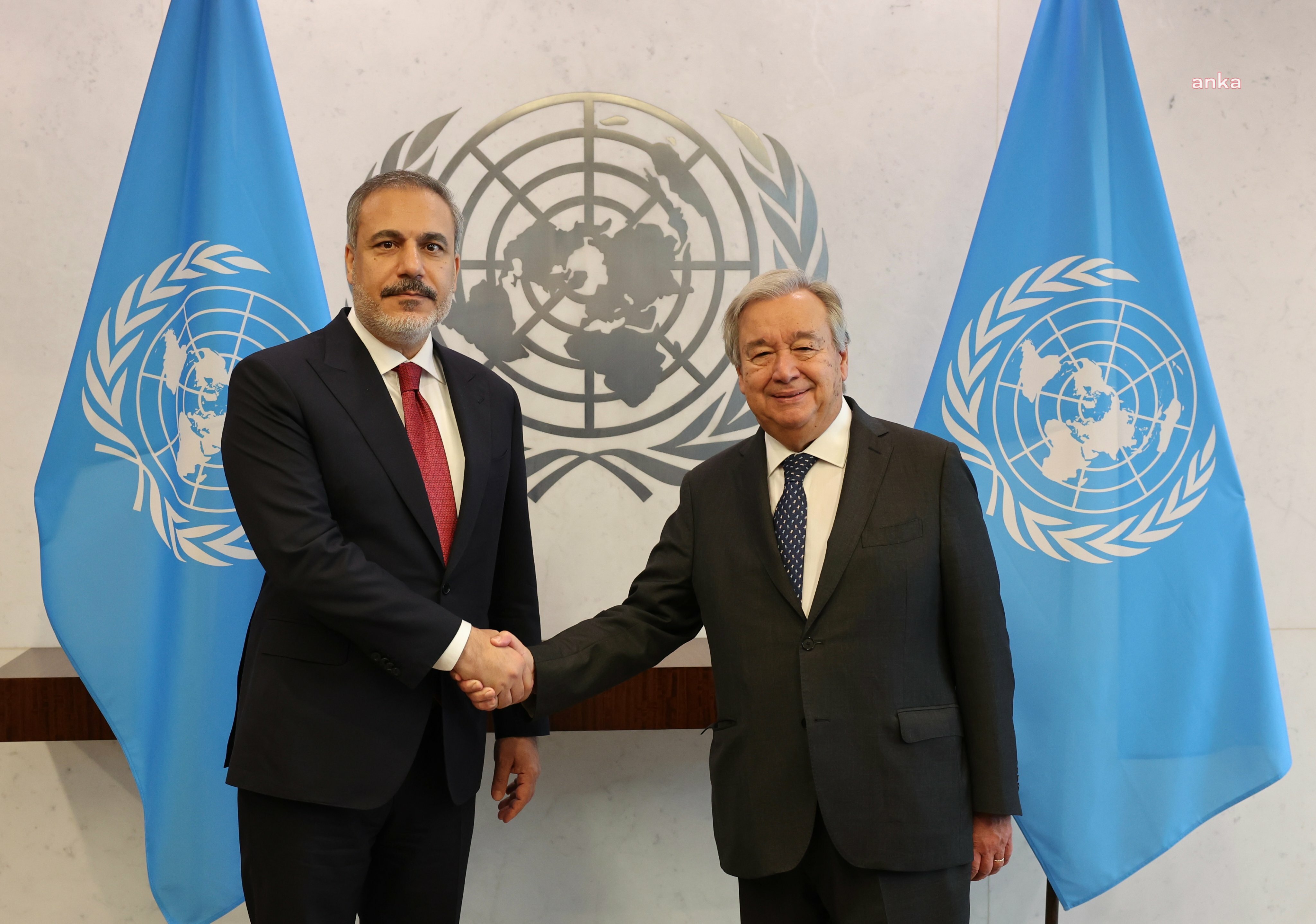 Hakan Fidan, BM Genel Sekreteri Antonio Guterres ile görüştü