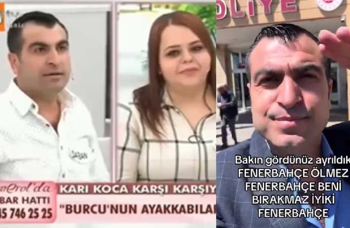 'Fenerbahçe mi, ben mi?' sorusu için yuvasını yıktı, adliyeden paylaşım yaptı