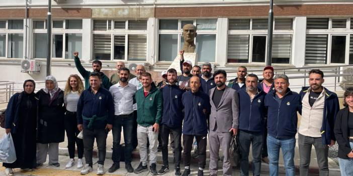 Lezita işçilerinin eyleminde sendika başkanından sansür: AKP'yi eleştiren kadın destekçiye müdahale