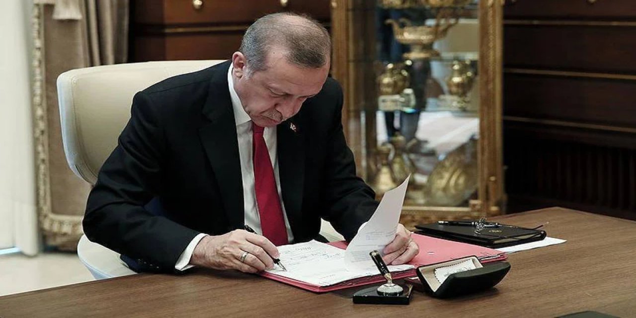Erdoğan'ın atama kararı Resmi Gazete'de