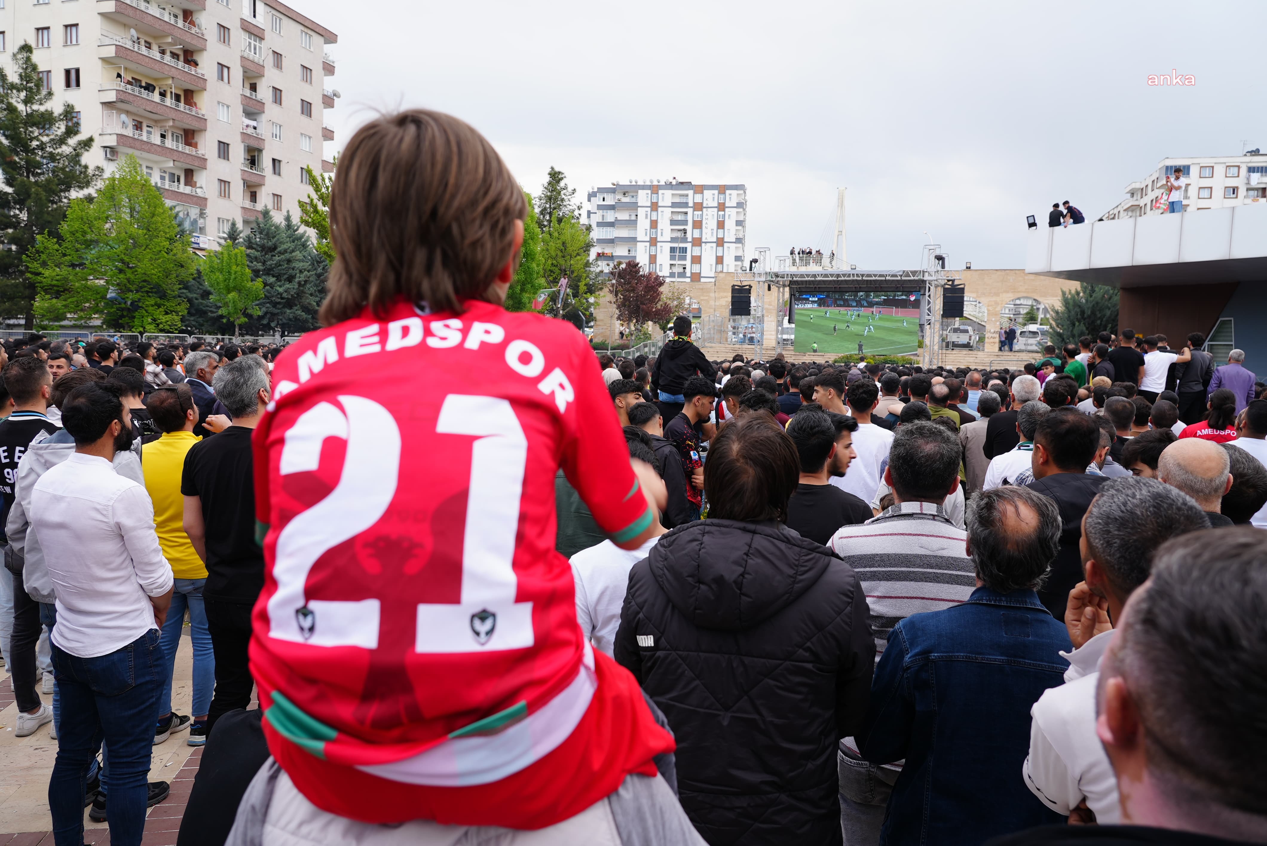 Diyarbakır'da Amedspor için şampiyonluk heyecanı başladı