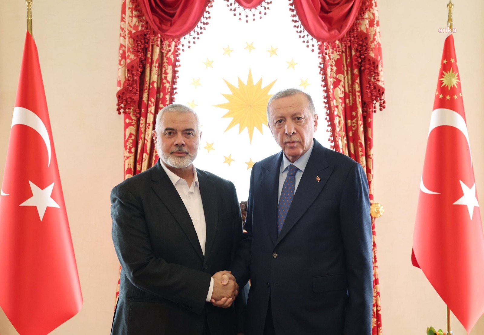 Erdoğan, Hamas Siyasi Büro Başkanı Haniye ile görüştü