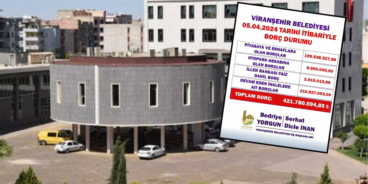 AKP'den DEM'e geçen belediyenin borcu  421 milyon 780 bin TL! Bakanlıktan inceleme istendi