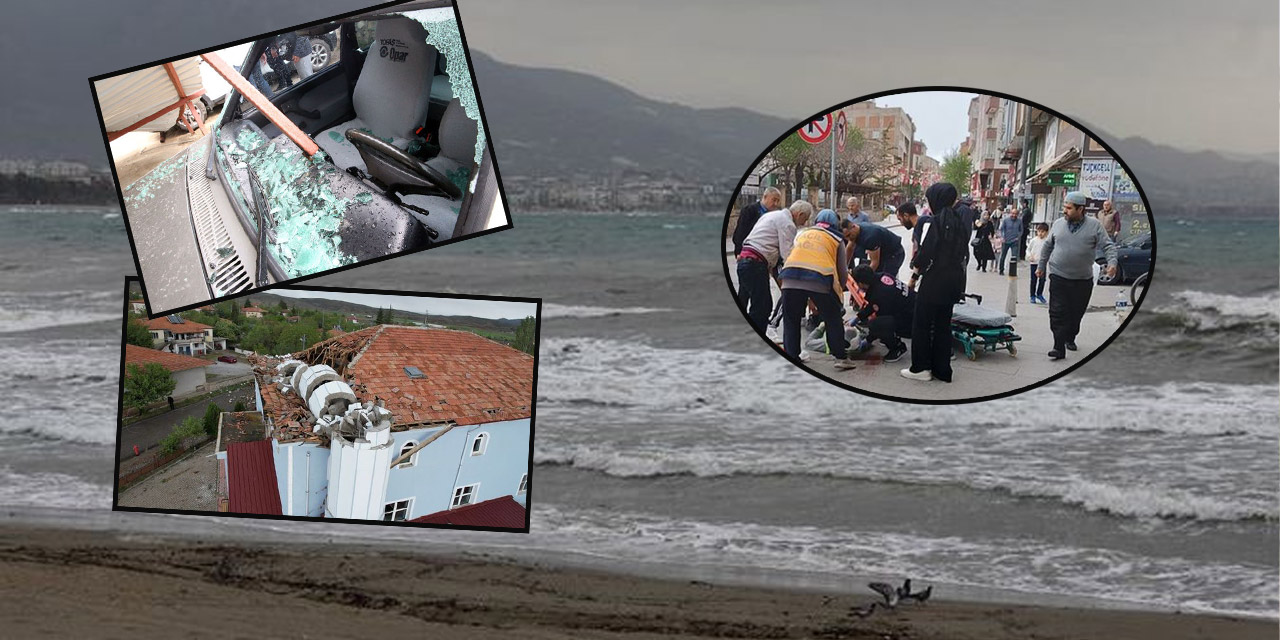 Türkiye fırtınaya teslim! Çatılar uçtu, ağaçlar devrildi, araçlar hasar gördü