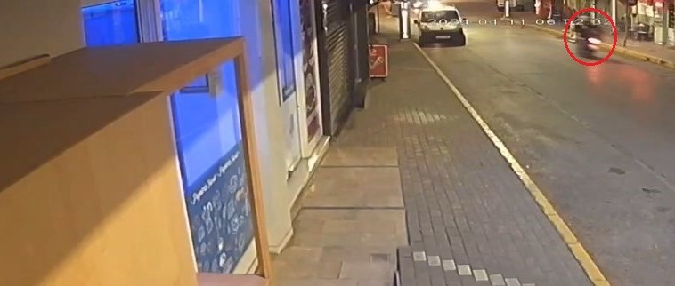 17 yaşındaki motosikletlinin öldüğü kazanın güvenlik kamerası ortaya çıktı