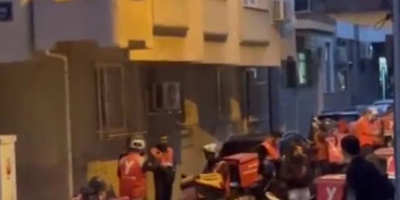 Ayrıldığı kız arkadaşının evine çok sayıda yemek siparişi verdi; o anlar kamerada