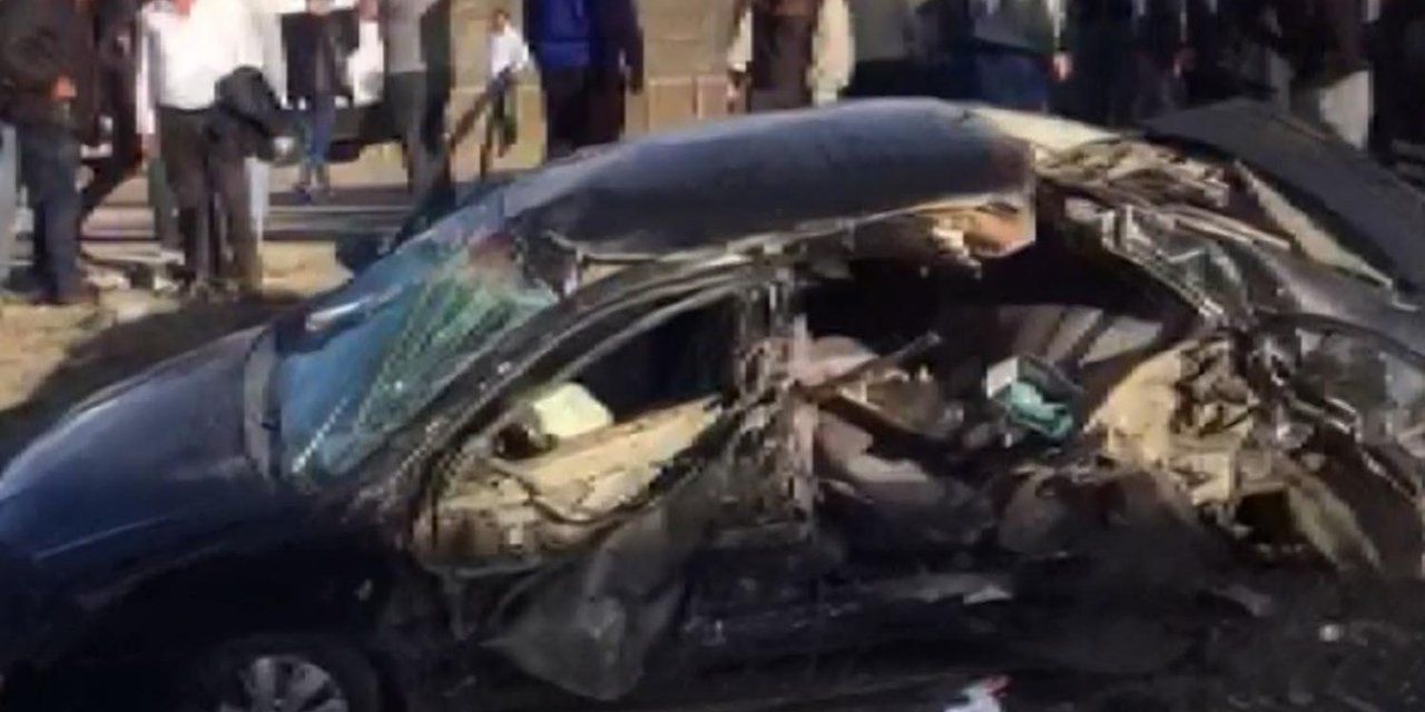 Erzurum'da kamyonet ile otomobil çarpıştı: 1 ölü, 6 yaralı