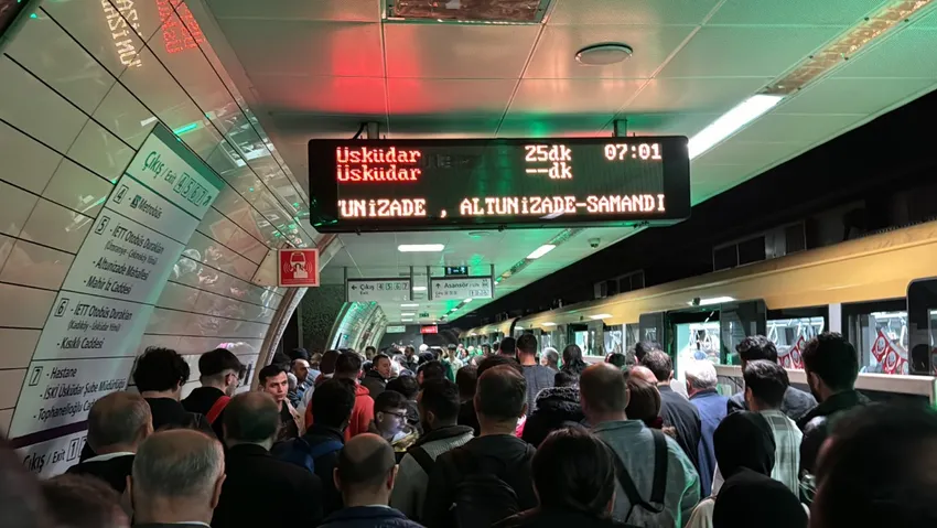 Üsküdar-Samandıra Metrosu'nda teknik arıza: Seferler Altunizade’ye kadar yapılıyor