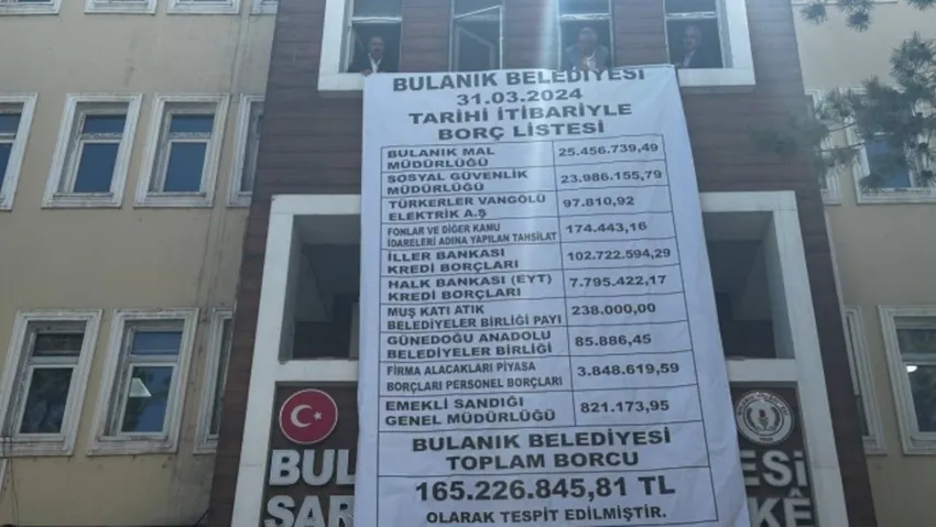 İki dönemle kayyımla yönetilen Bulanık Belediyesi’nin borcu açıklandı: Seçimde AKP için 350 bin TL harcanmış