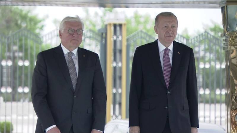 Erdoğan ve Steinmeier görüşmesi başladı