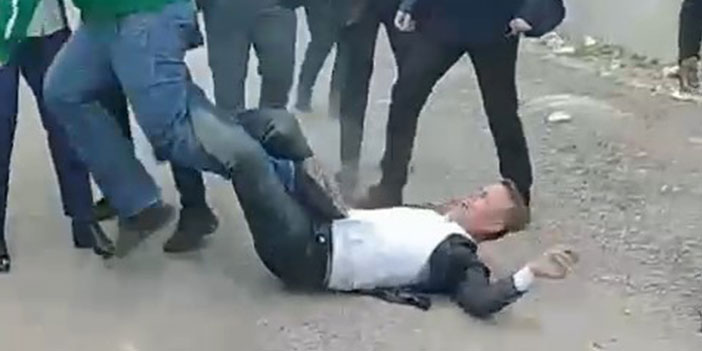AKP'li belediye meclis üyesi kendini yere attı: İmdat polis