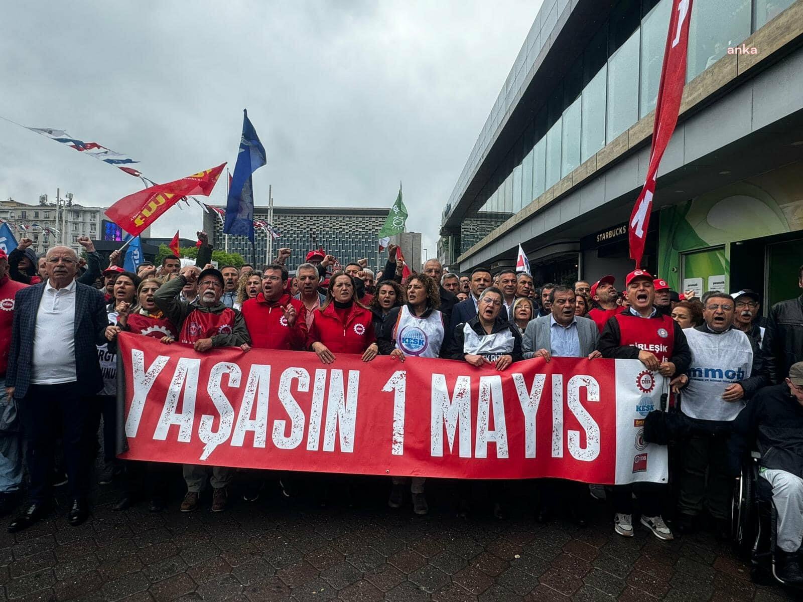 Taksim'de "Kanlı 1 Mayıs" anması: Herkesi Taksim'e yürümeye çağırıyoruz