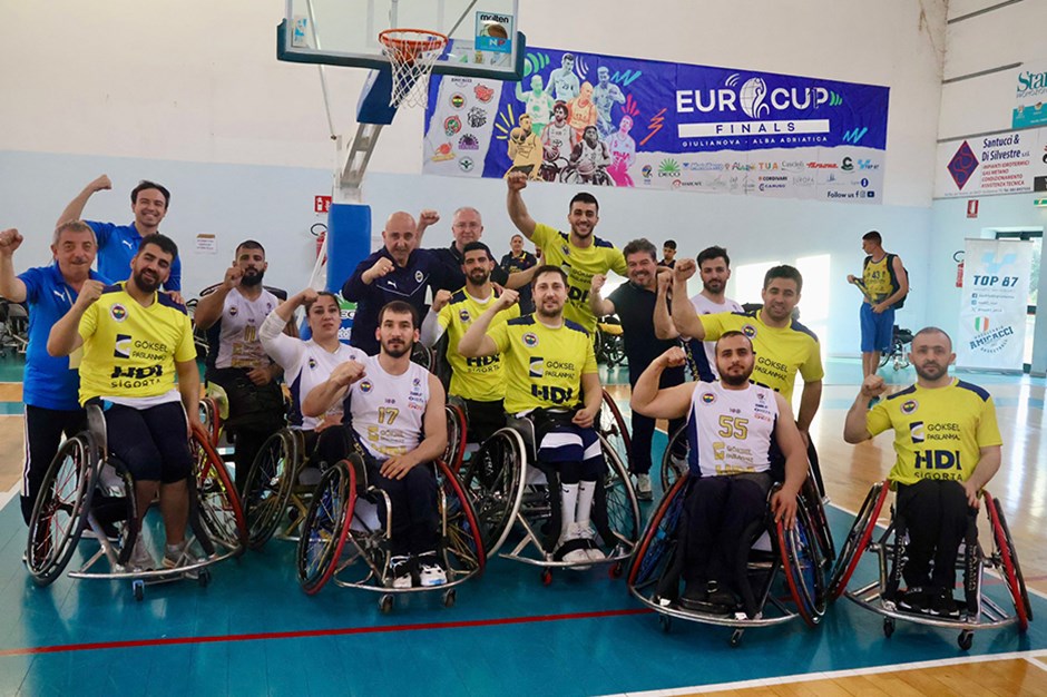 Fenerbahçe tekerlekli basketbolda Avrupa şampiyonu oldu