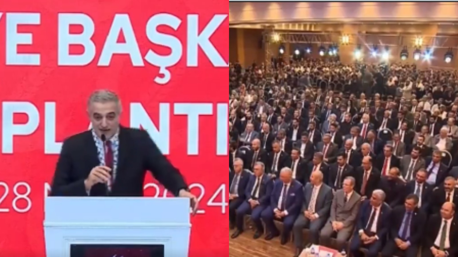 Yeniden Refah'ın toplantısında ilginç anlar: Alkışlı ritim, yayın kapattı