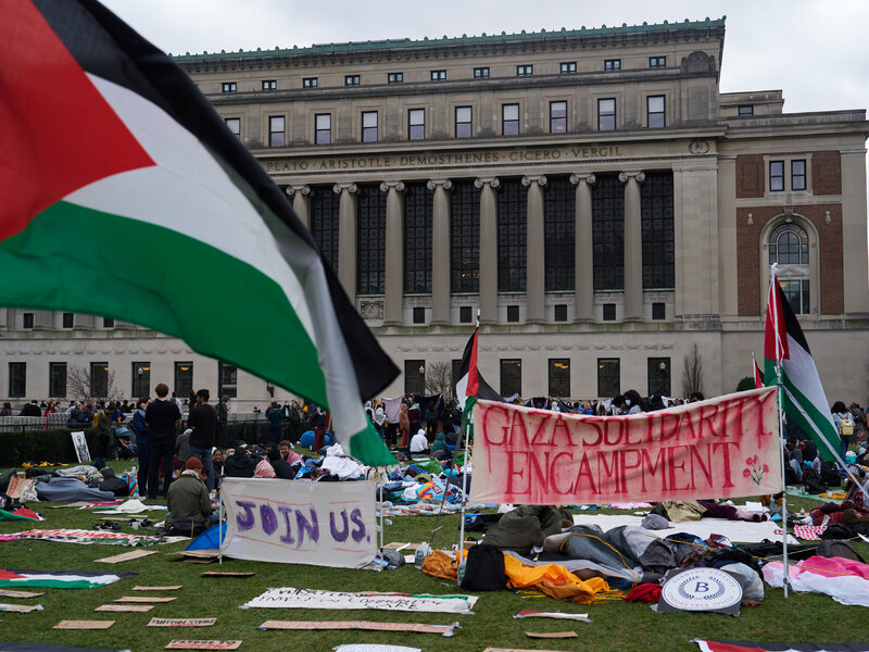 ABD'de Filistin eylemleri büyüyor! Columbia Üniversitesi'nde öğrencilere 'uzaklaştırma' tehdidi