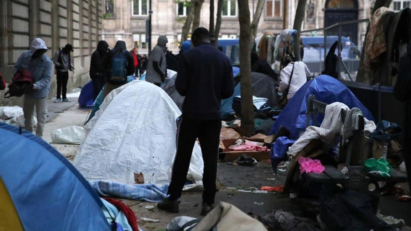 Paris'te '2024 Olimpiyatları' operasyonu: Mülteci kampları tahliye edildi